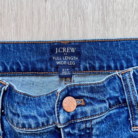 J Crew - Full Length Wide Leg (size 31 P) - Picture 2 of 3